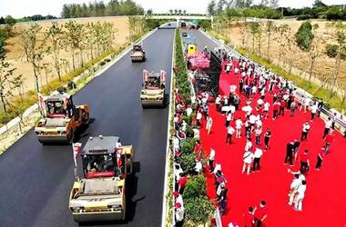 SANY completes the Li Gao Expressway in Nanjing section China